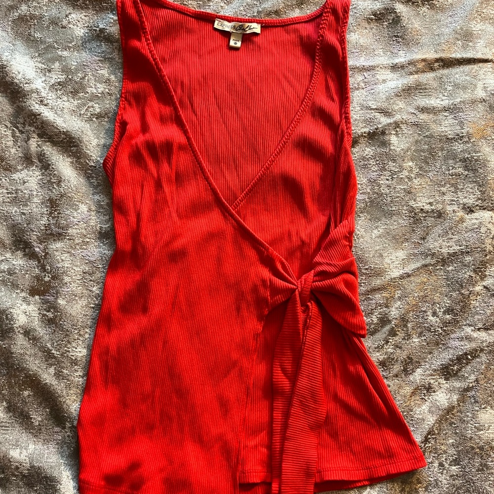 Wrap Front Tank Top